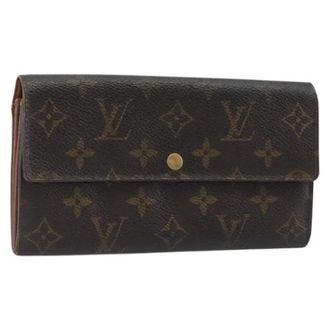 Louis Vuitton Pre-owned Canvas wallets - Dames - Vintage Accessoires - Bruin - ONE Size - Vintage