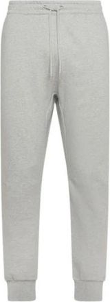 Sun 68 Katoenen fleece joggingbroek met elastische taille - Heren - Sweatpants - Grijs - XL - Katoen - Broeken