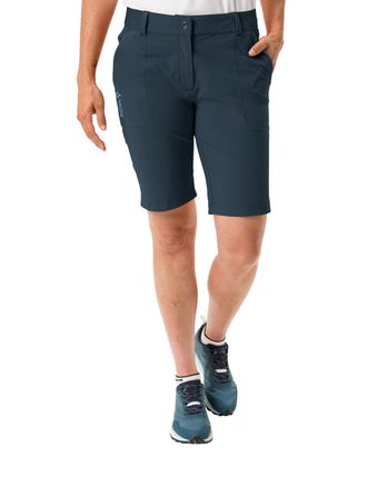 Vaude Trekkingshorts VAUDE WOMENS FARLEY STRETCH SHORTS II, Damen, Gr. 34, N-Gr, schwarz sea, Obermaterial: 89% Polyamid, 11% Elasthan, Hosen Trekkingshorts