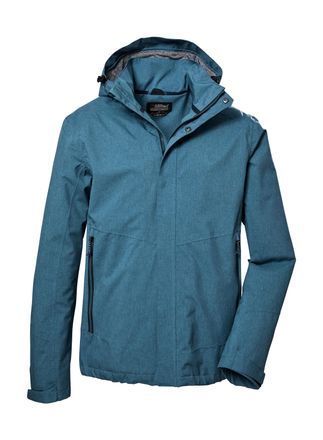 Killtec Outdoorjacke KILLTEC KOS 53 MN JCKT, Herren, Gr. 3XL, blau (stahlblau), Oberstoff: 100% Polyester, Futter: 100% Polyester, Jacken Outdoorjacke, Funkti
