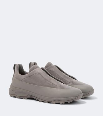 Ermenegildo Zegna Zapatos slip-on Triple Stitch Monte de ante