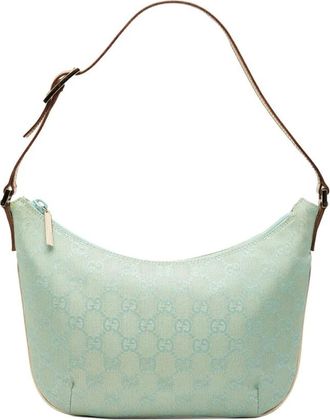 Gucci Pre-owned Shoulder Bags, female, Blue, Size: ONE SIZE Pre-owned Hobo Bag