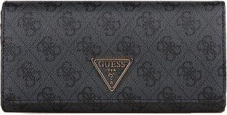 Guess Womens Wallet Coal Logo Polyurethane Bags