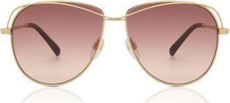 Maje MJ7009 962 Womens Sunglasses Gold Size 55
