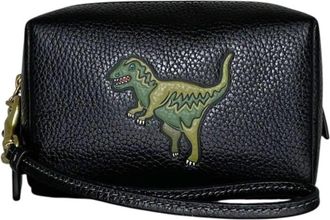 Coach Black Leather Pouch (Pre-Owned)