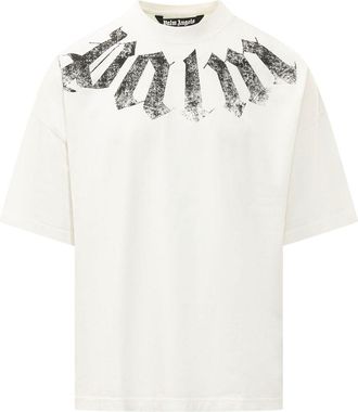 Palm Angels Off White Logo T-Shirt