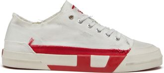 Diesel S-D-Verse-Dirty-effect canvas sneakers - Sneakers - Man - Multicolor