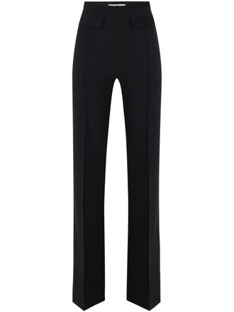 Elisabetta Franchi Tailored High-Waist Trousers with Pressed Creases