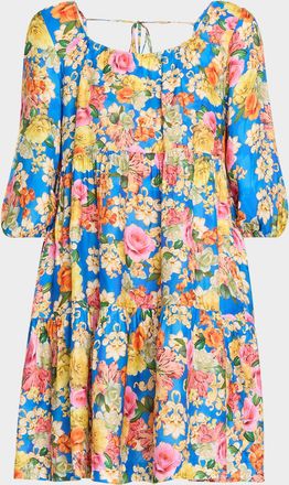 Johnny Was Pauline Tiered Mini Dress