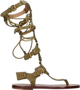 Isabel Marant Leather Flip-Flop Sandals