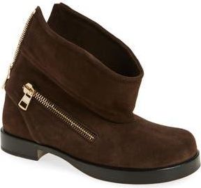 J.W.Anderson Biker Foldover Shaft Bootie in 600 Brown at Nordstrom Rack, Size 9.5Us / 41Eu