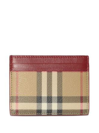 Burberry Check Credit Card Case