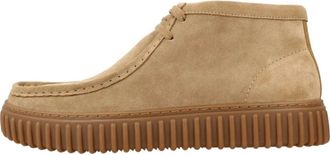 Clarks Schoenen, Heren, Beige, 39 1/2 EU, Su&egrave;de, Torhill Hi veterlaarzen