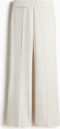 H&M Twillhose mit Bootcut Leg - Hellbeige