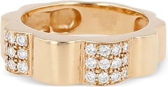 Chanel Anello Cam&eacute;lia in oro giallo con diamanti anni 2000