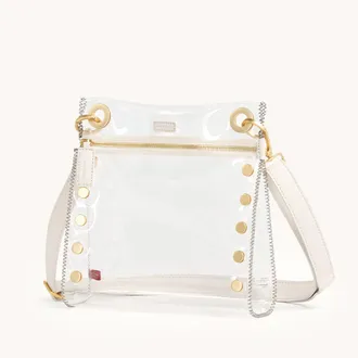 Hammitt Hammitt Tony Clear Calla Lily White Brushed Gold Med