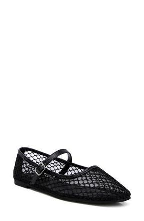 London Rag Averona Mary Jane Flat in Black at Nordstrom Rack, Size 10