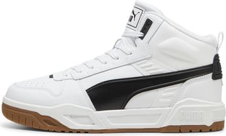 Puma Mens RBD Tech Mid Shoes, White-Black-Gum, 9, 8 UK