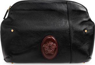 Versace Lou Heuptas - Heren - Heuptassen - Zwart - ONE Size - Leer - Tassen