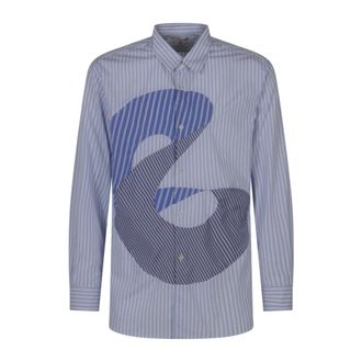 Comme Des Gar&ccedil;ons Casual Shirts, male, Blue, Size: L Woven Shirt