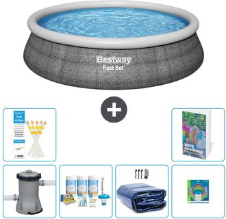 Bestway Piscina Bestway Fast Set Redonda - 457x84 Cm - 7-piezas S282