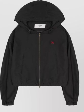Celine hooded windbreaker jacket