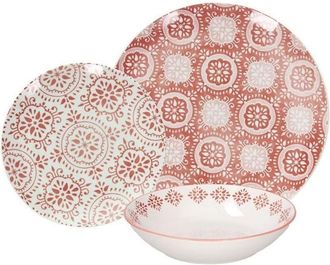 Tognana Set 18 Piatti Di Porcellana Coral