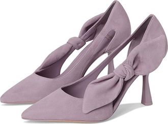 Kate Spade New York Bunnie Suede Pump Womens Shoes Market Purple : 8.5 M, Leather