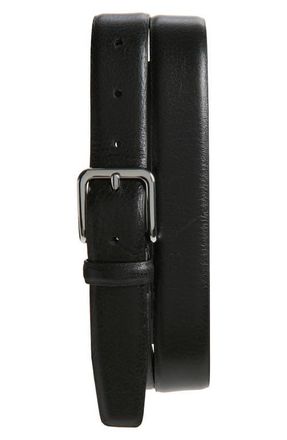 Vince Alex Leather Belt in Black at Nordstrom, Size 30