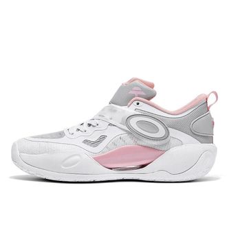Generic Unisex Basketball Shoes are Breathable Non Slip Lightweight Fashionable Outdoor Sports Boots Walking Shoes(Pink White,5.5 UK)