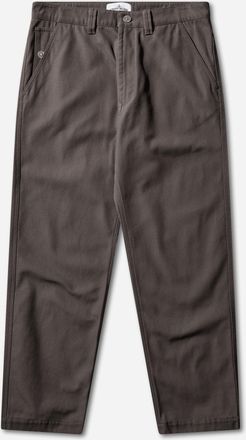 Stone Island Men s Cotton Canvas Pants Charcoal Grey