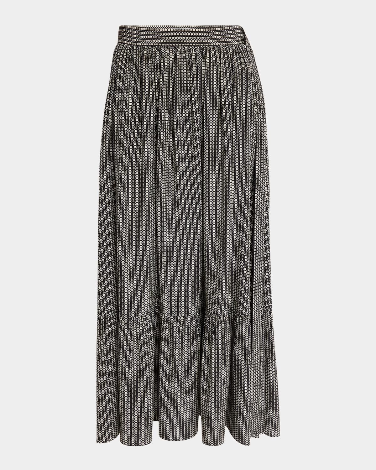 スカート CHLOe Knit long skirt Orange C22AMJ02550 Chloé Chloé Knit Long Skirt from $1,099.00 - on Stylight