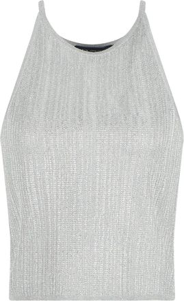 A|X Armani Exchange Lurex tanktop - Grijs