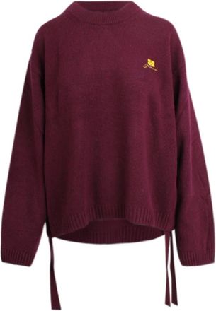 Ganni Wool-Blend Jumper with Side Ties
