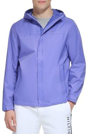 Tommy Hilfiger Hooded Rain Slicker Jacket in Very Peri at Nordstrom Rack, Size Xxx-Large