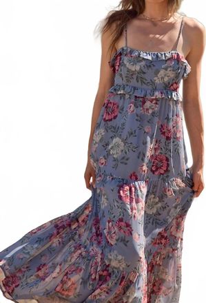 Saltwater Luxe Oaklee Dress In Dusty Blue