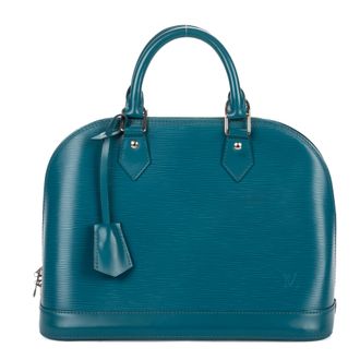 Louis Vuitton Pre-owned Womens Alma PM Handbag - Turquoise - One Size