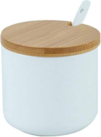 OEM Azucarero De 260 Ml/9 Oz, Salero De Cer&aacute;mica Para Especias Con Tapa Y Cuchara Para El Hogar Y La Cocina