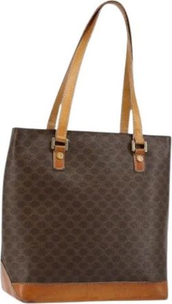 Celine Pre-owned Plastic Tote Bag - Dames - Vintage Shopper - Bruin - ONE Size - Vintage