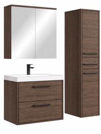 Badplaats Badplaats Mueble De Ba&ntilde;o Florence 60 Cm - Nogal - Mueble Suspend
