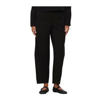 Object Object - Objlisa HW Ankel Barrel Pant - Dames - Broeken - Zwart - Maat: L Viscose