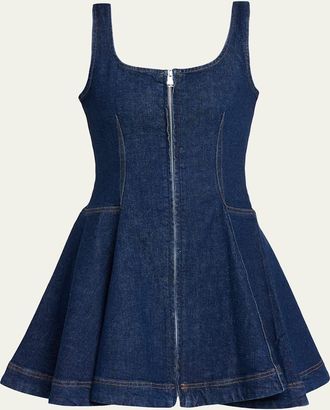 SIMKHAI Eleodra Denim Mini Dress