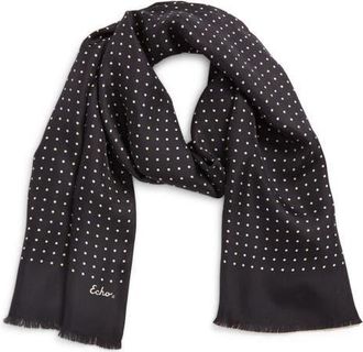 Echo Tubular Dot Scarf in Black at Nordstrom