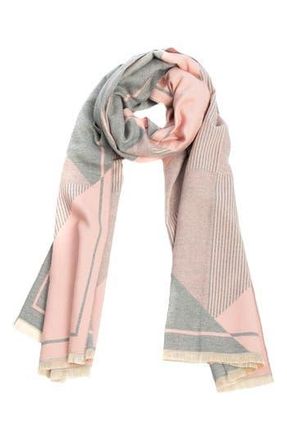 Saachi Mosaic Reversible Scarf in Blush at Nordstrom Rack