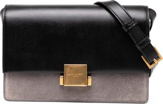 Saint Laurent Pre-owned Womens Medium Calfskin And Suede Bellechasse Bag - Black Leather - One Size