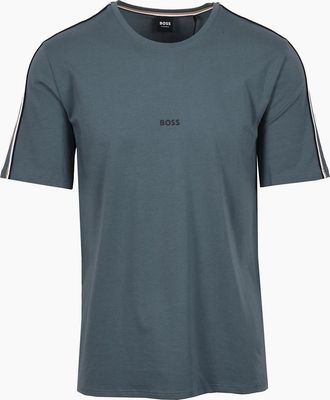 HUGO BOSS Mens Boss Black UNIQUE T-SHIRT DARK GREEN - Size: 40