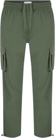 Firetrap Tech-gevechtsbroek voor heren, reguliere pasvorm (Kaki Groen)