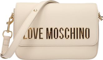 Love Moschino Damens Umh&auml;ngetaschen Polyurethan Beige/Elfenbein