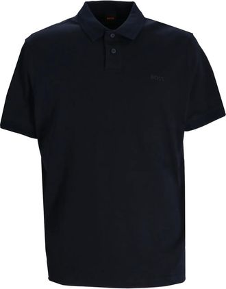 BOSS Polo in cotone - Blu