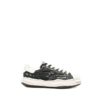 Miharayasuhiro Sneakers, male, Black, Size: 10 US Blakey Canvas Low-Top Sneaker